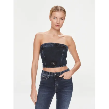 Zdjęcie Calvin Klein Jeans Top J20J222870 Granatowy Slim Fit