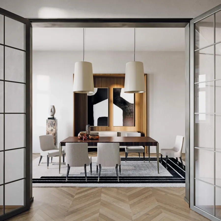 obrazek 5 Wspaniałe włoskie krzesło do jadalni w stylu modernistycznym