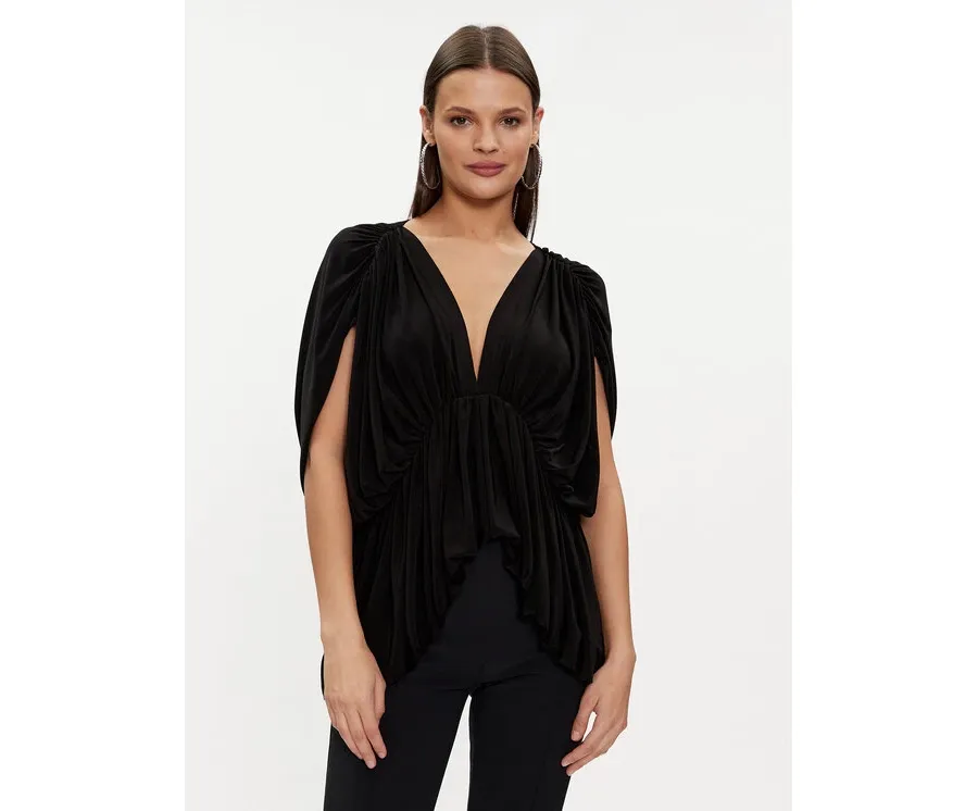 obrazek 1 NORMA KAMALI Bluzka KK4226PL849001 Czarny Regular Fit