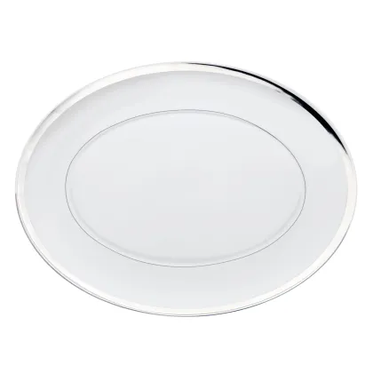 Zdjęcie Porcelanowy duży owalny talerz z unikatowej kolekcji Domo Platinium - Vista Alegre