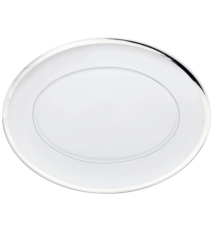 obrazek 1 Porcelanowy duży owalny talerz z unikatowej kolekcji Domo Platinium - Vista Alegre