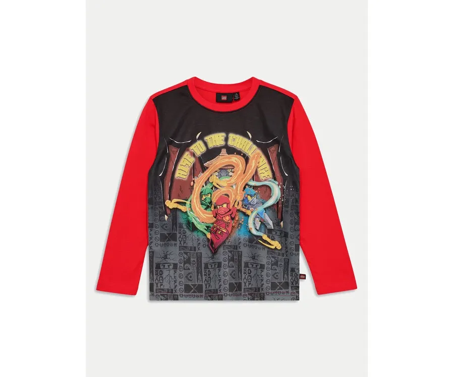 obrazek 1 LEGO Bluzka Taffy 12011403 Czerwony Regular Fit