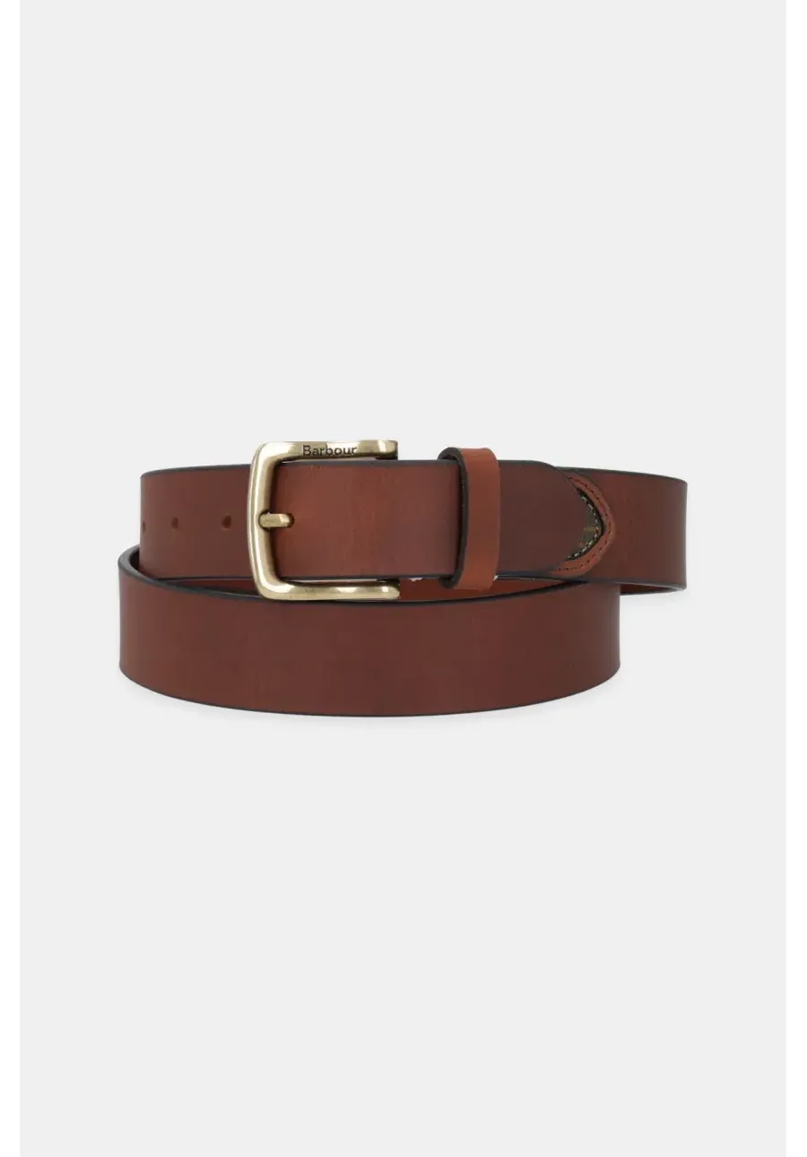 obrazek 1 Barbour pasek skórzany męski kolor brązowy MAC0446