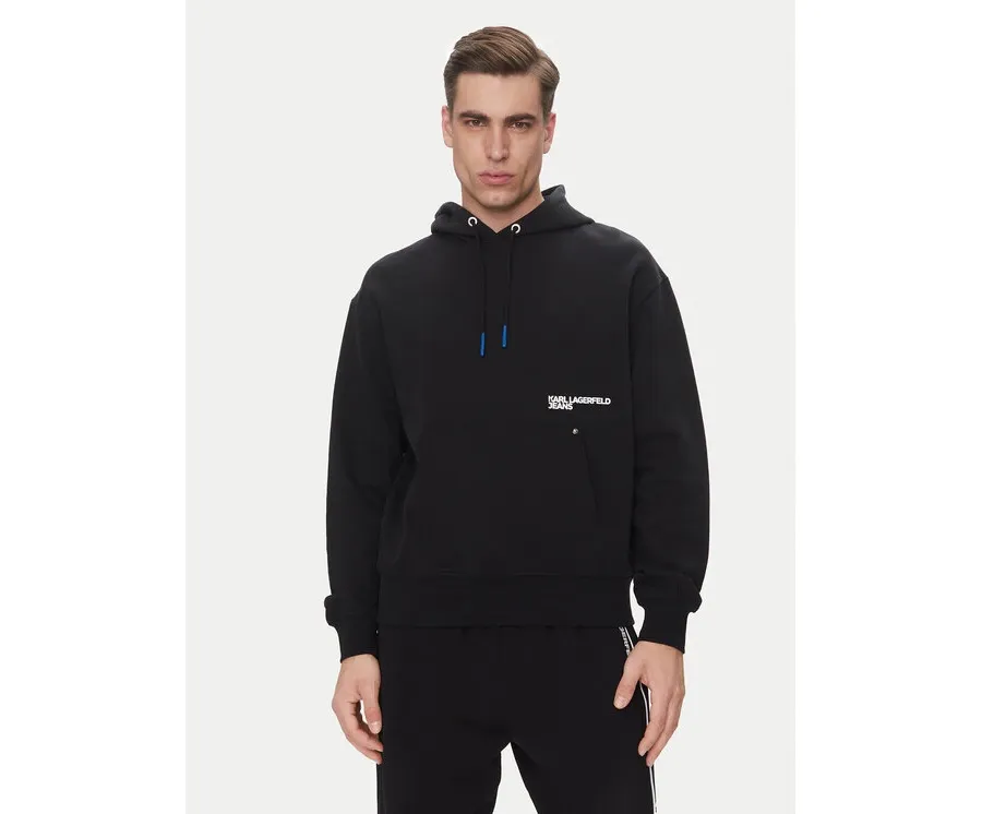 obrazek 1 Karl Lagerfeld Jeans Bluza A2M20030 Czarny Relaxed Fit