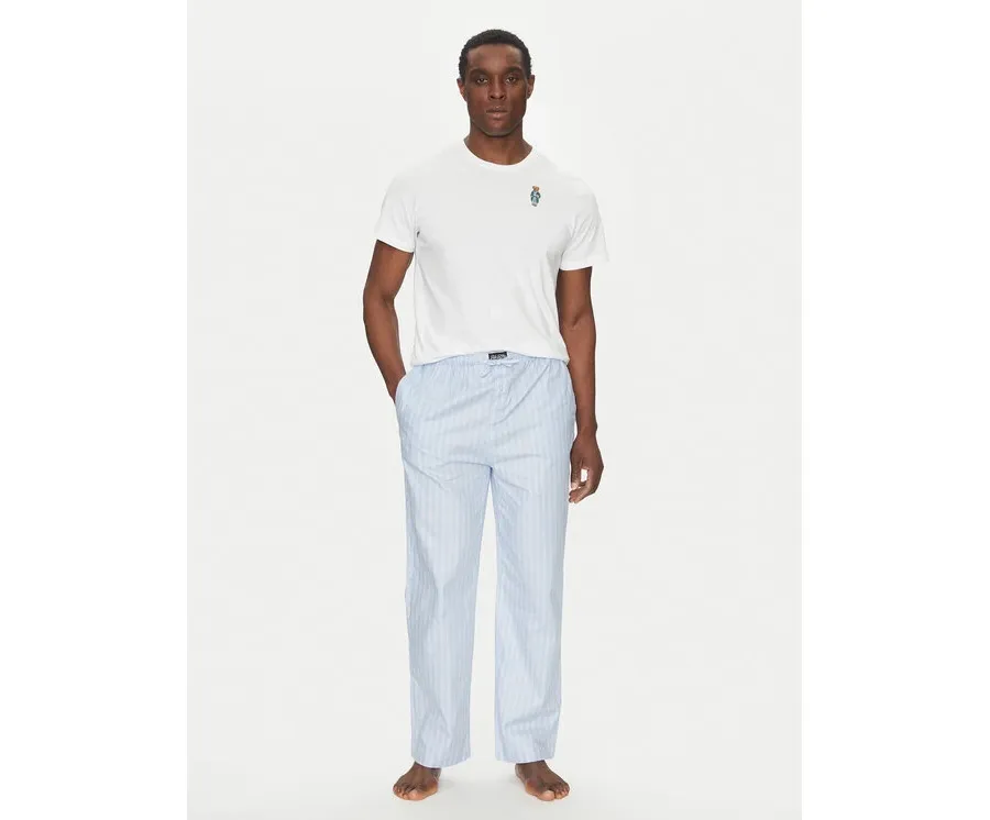 obrazek 1 Polo Ralph Lauren Piżama 714931645004 Błękitny Regular Fit