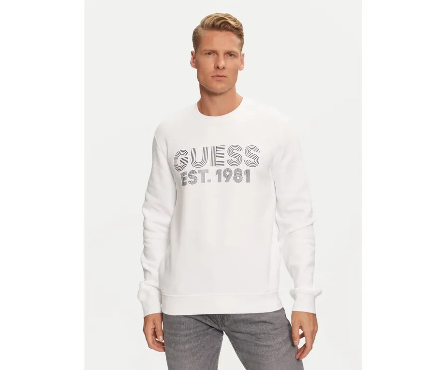 obrazek 1 Guess Bluza M4YQ08 K9Z21 Biały Regular Fit