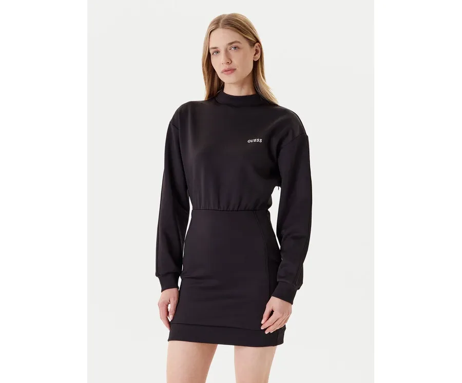 obrazek 1 Guess Sukienka codzienna V5YK02 KCX22 Czarny Regular Fit