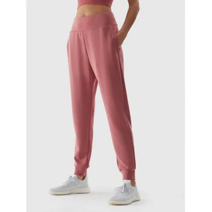 Zdjęcie 4F Spodnie dresowe 4FWAW23TTROF611 Różowy Relaxed Fit
