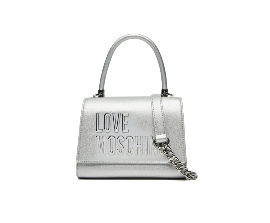 obrazek 1 LOVE MOSCHINO Torebka JC4024PP1MKD196B Srebrny
