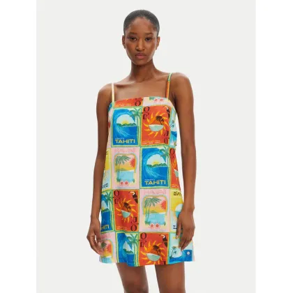 Zdjęcie Roxy Sukienka letnia Atlas Playa Blanca ERJWD03860 Kolorowy Regular Fit