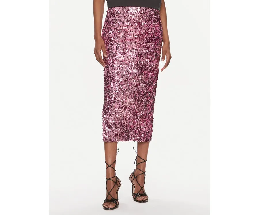 obrazek 1 ROTATE Spódnica ołówkowa 1118651099 Różowy Slim Fit