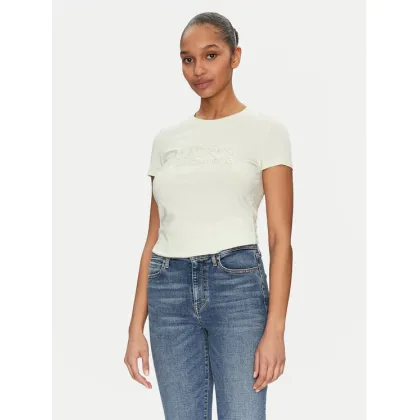 Zdjęcie Guess T-Shirt W5GI04 J1314 Żółty Slim Fit