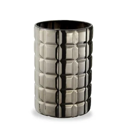 Picture Fantastic vase in glazed ceramics H.36xL.24xD.Int.22 cm