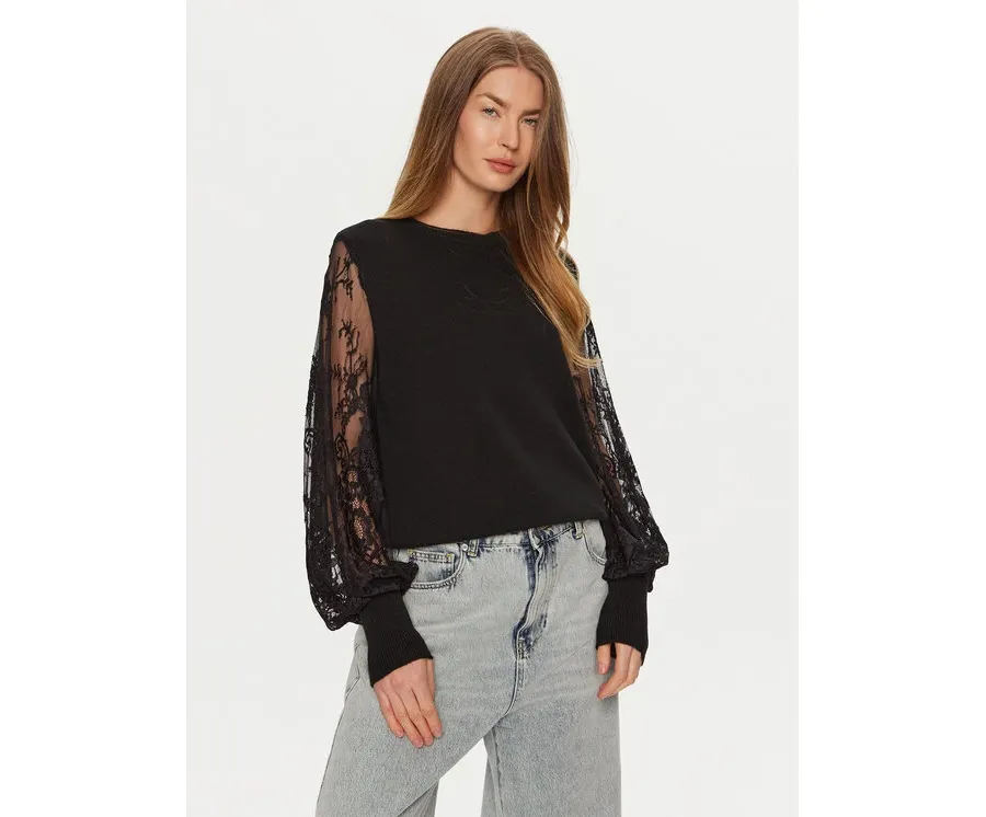 obrazek 1 ViCOLO Sweter 77064S Czarny Regular Fit