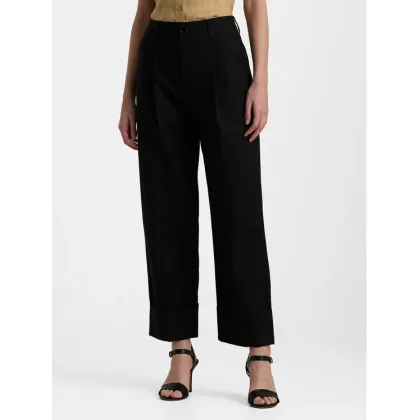 Zdjęcie Lauren Ralph Lauren Spodnie materiałowe 200871814008 Czarny Relaxed Fit LAUREN RALPH LAUREN
