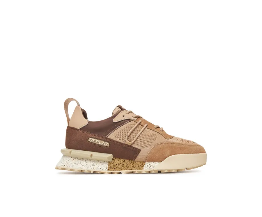 obrazek 1 REPLAY Sneakersy GMS1P .000.C0055L Beżowy