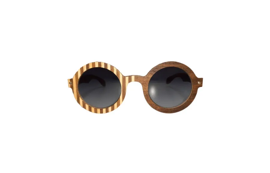 obrazek 1 Nietypowe, drewniane okulary dla odważnej kobiety - Legno Light