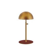 Picture Unique gold plated hat rack with burgundy foot