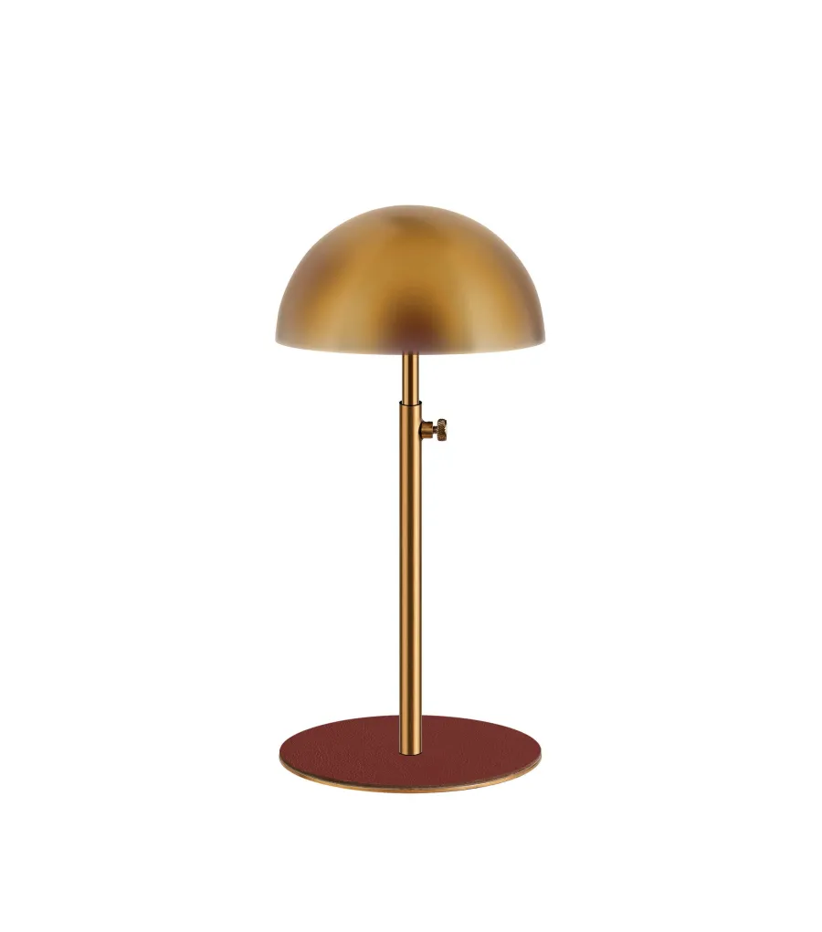 picture 1 Unique gold plated hat rack with burgundy foot