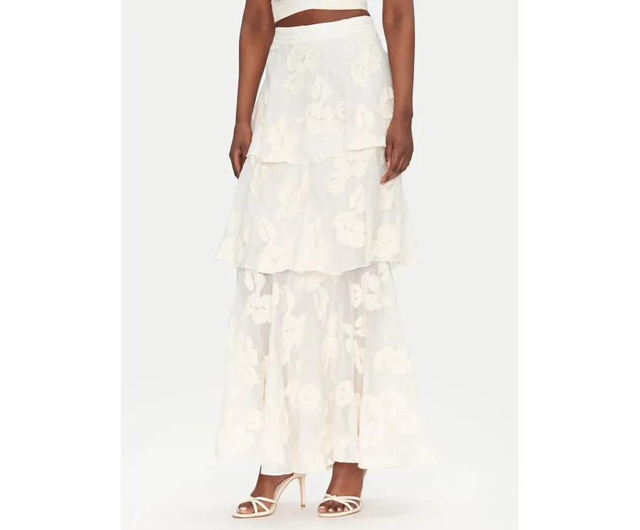 obrazek 1 ACCESS FASHION Spódnica maxi 53-6025-558 Écru Regular Fit