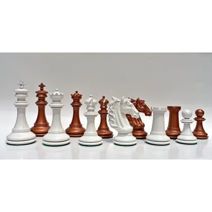 Zdjęcie Luksusowe pionki z drewna bukszpanowego do gry w szachy - The Chess Empire