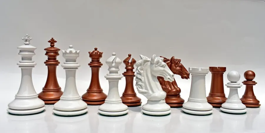 obrazek 1 Luksusowe pionki z drewna bukszpanowego do gry w szachy - The Chess Empire