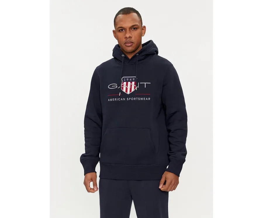 obrazek 1 Gant Bluza Archive Shield 2047082 Granatowy Regular Fit