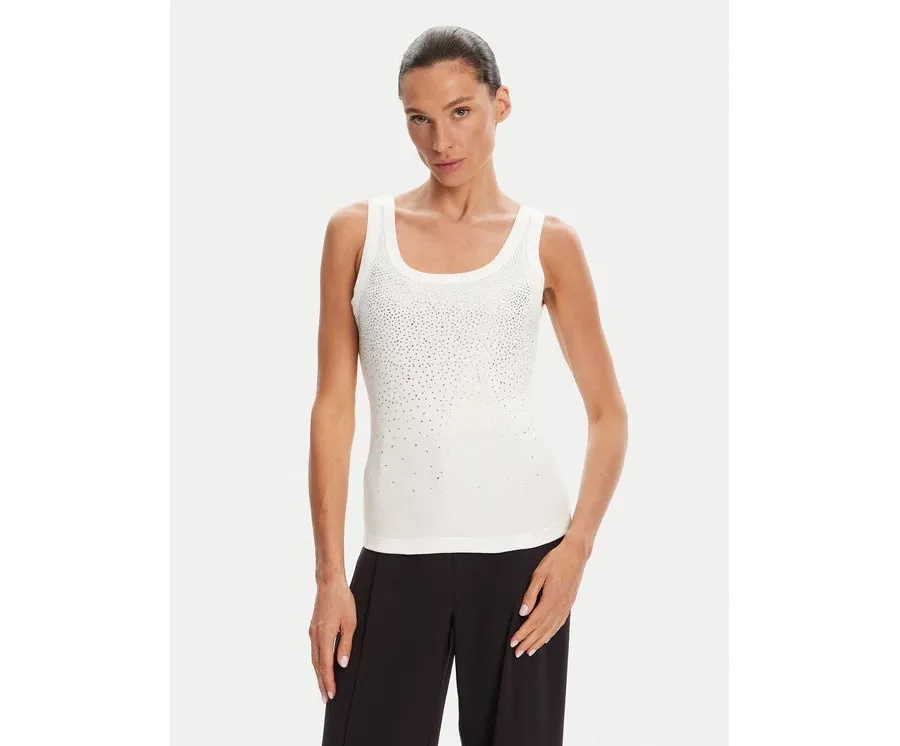 obrazek 1 Rinascimento Top CFC0124040003 Biały Regular Fit