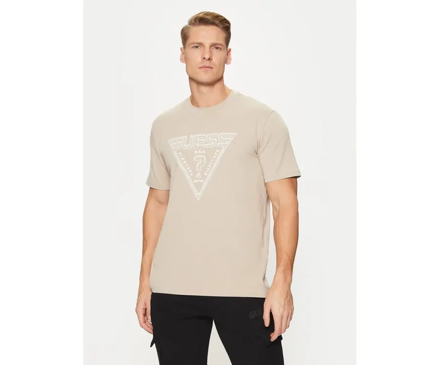 obrazek 1 Guess T-Shirt Z5RI12 J1314 Beżowy Regular Fit