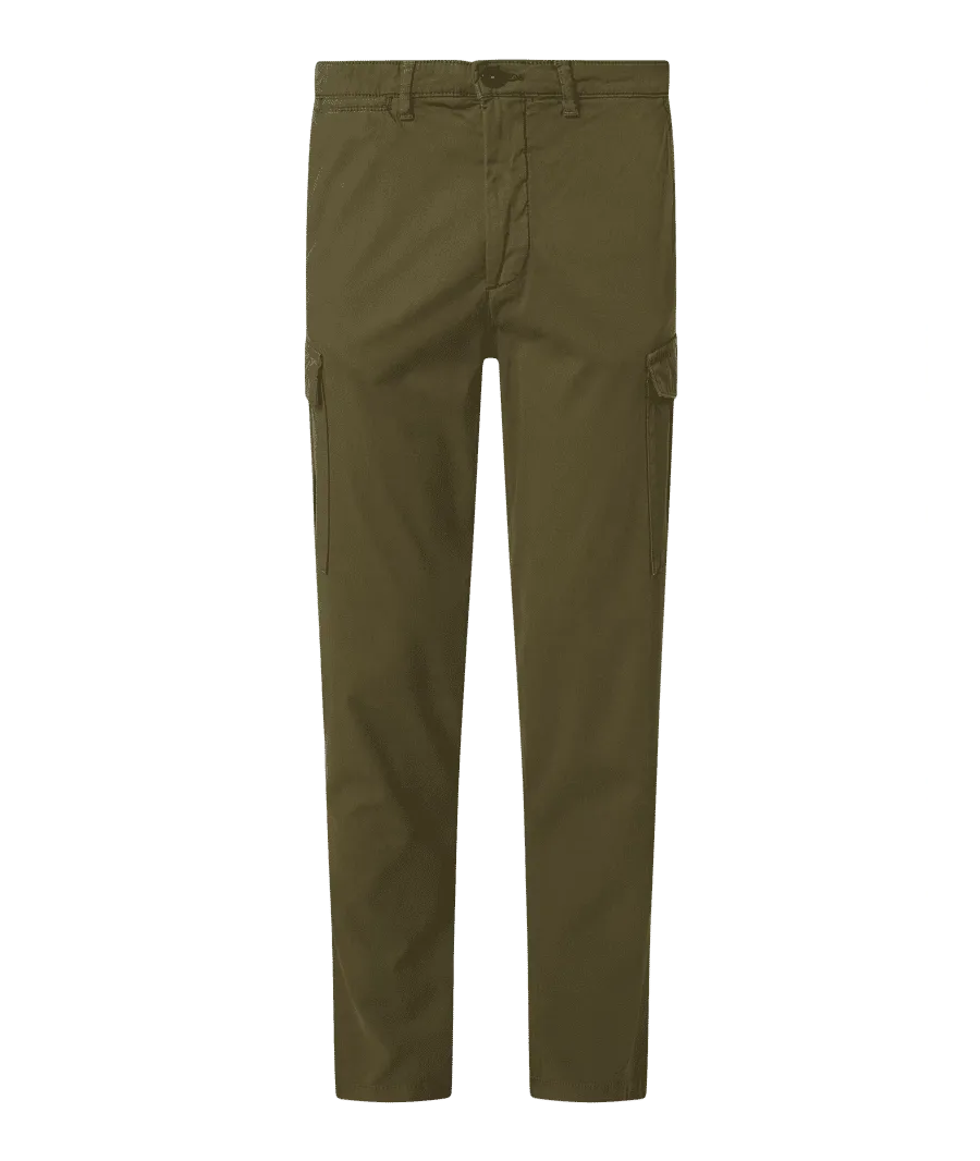 obrazek 1 Spodnie cargo o kroju slim tapered fit z dodatkiem streczu