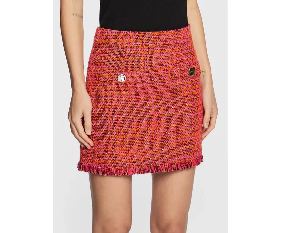 obrazek 1 Liu Jo Spódnica mini CF2220 T2491 Różowy Regular Fit