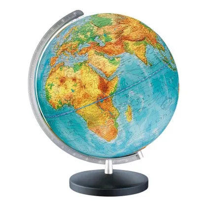 Picture Illuminated globe on the desk