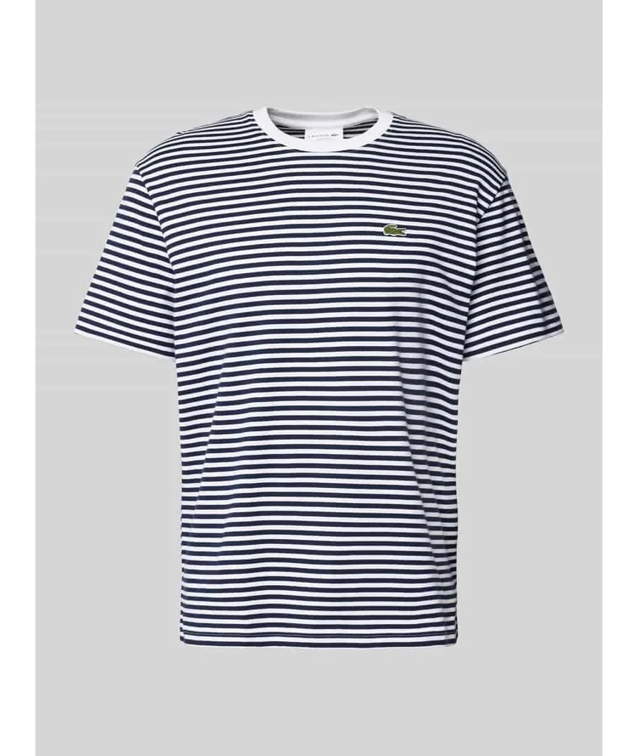 obrazek 1 Lacoste T-Shirt TH9749 Granatowy Regular Fit