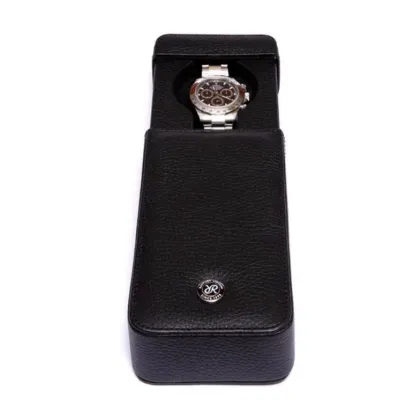 Picture Berkeley black leather watch case