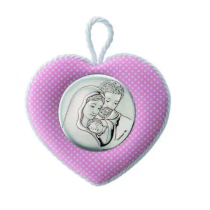 Picture Charming Medallion playing the Holy Family 9x8