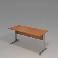 Picture Straight desk, dimensions 160/70/74 - Service Office