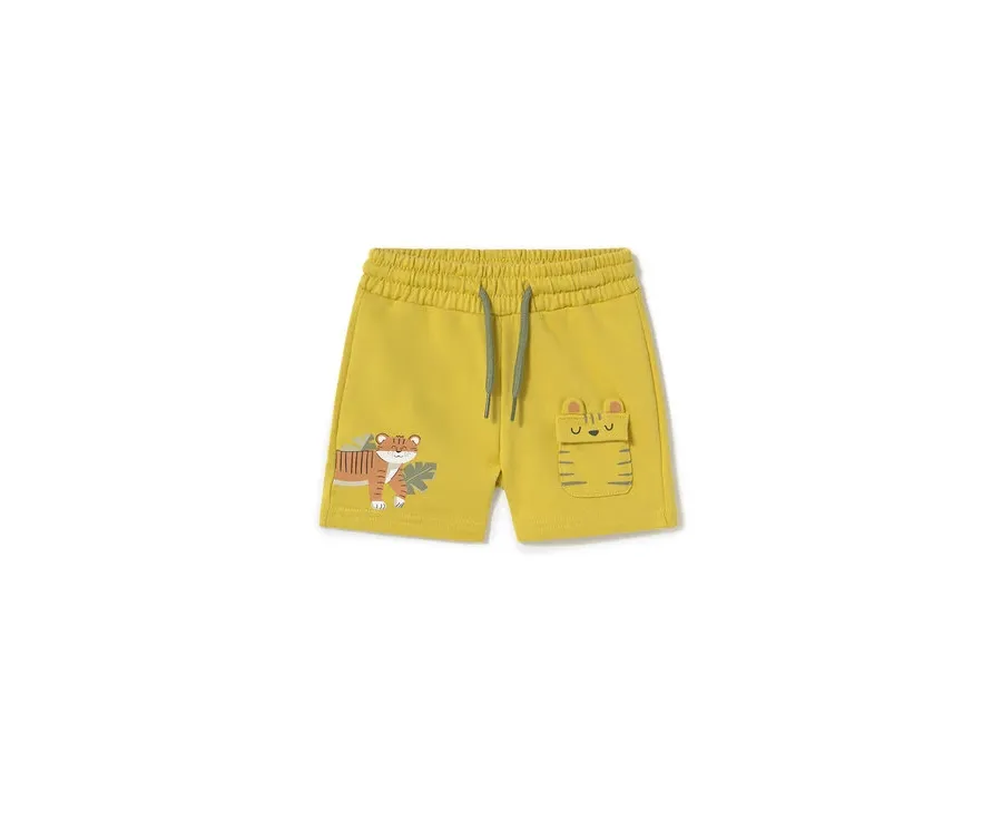 obrazek 1 Mayoral Szorty sportowe 1242 Żółty Regular Fit