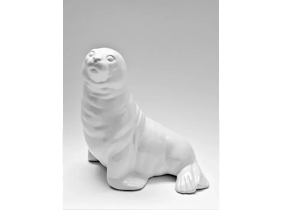 obrazek 1 Wyjątkowa biała ceramiczna foka - Il Gattopardo