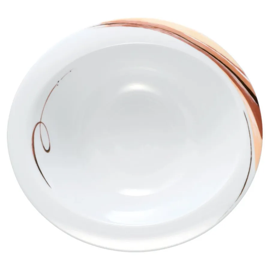 obrazek 2 Duża owalna miska z porcelany 27x24,5 cm z nowoczesnym zdobieniem - Seltmann Weiden