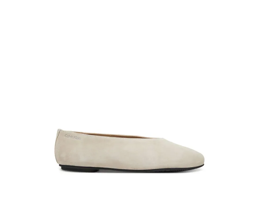 obrazek 1 Calvin Klein Baleriny Ballerina Round Hw Sue HW0HW02565 Beżowy