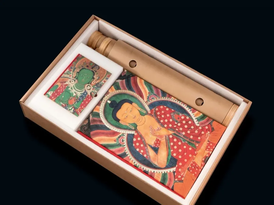 obrazek 24 Thomas Laird. Murale Tybetu, Art Edition No. 41–80 ‘Green Tara, Gyantse Kumbum (ca. 1420)’