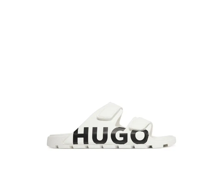 obrazek 1 HUGO Klapki Evander 50542042 Biały