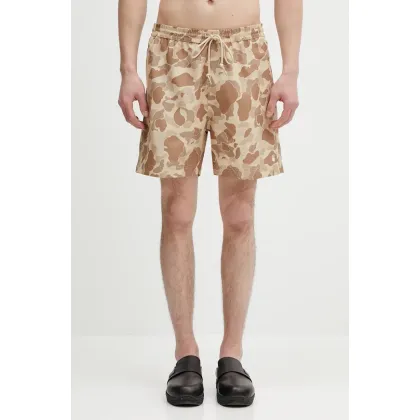 Zdjęcie Carhartt WIP szorty kąpielowe Slater Swim Trunks kolor beżowy I035063.2R4XX