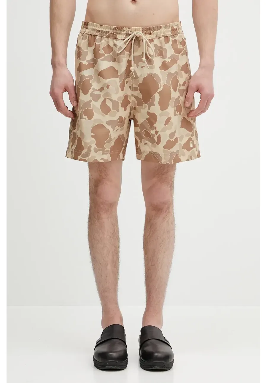 obrazek 1 Carhartt WIP szorty kąpielowe Slater Swim Trunks kolor beżowy I035063.2R4XX
