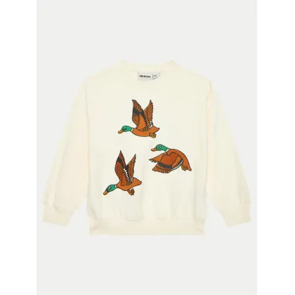 Zdjęcie Mini Rodini Bluza Ducks 2272001311 Écru Regular Fit MINI RODINI