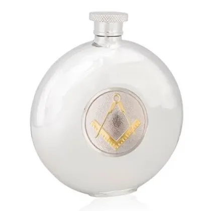 Zdjęcie Masońska piersiówka - niepowtarzalny prezent dla niego lub dla niej