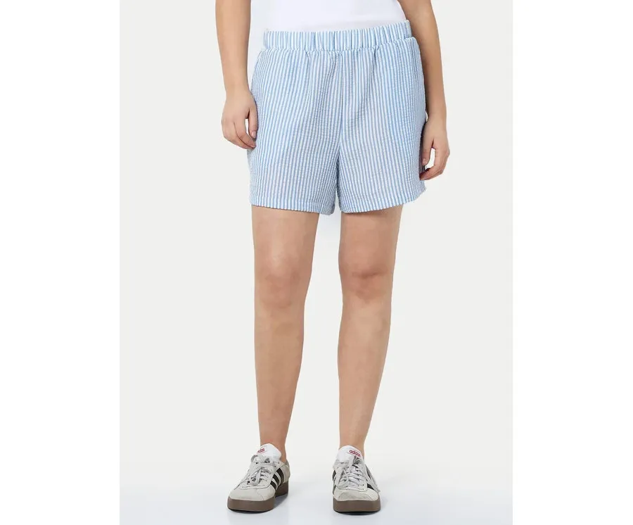 obrazek 1 Noisy May Szorty materiałowe 27029913 Błękitny Loose Fit