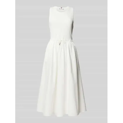 Zdjęcie Sukienka midi z okrągłym dekoltem