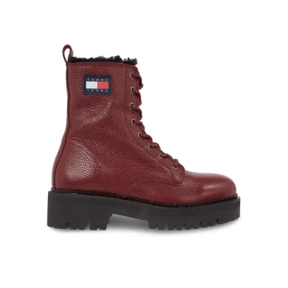 Zdjęcie Tommy Jeans Botki Tjw Urban Tumbled Ltr Wl EN0EN02317 Bordowy