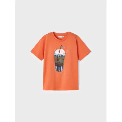 Zdjęcie Mayoral T-Shirt 3014 Pomarańczowy Regular Fit